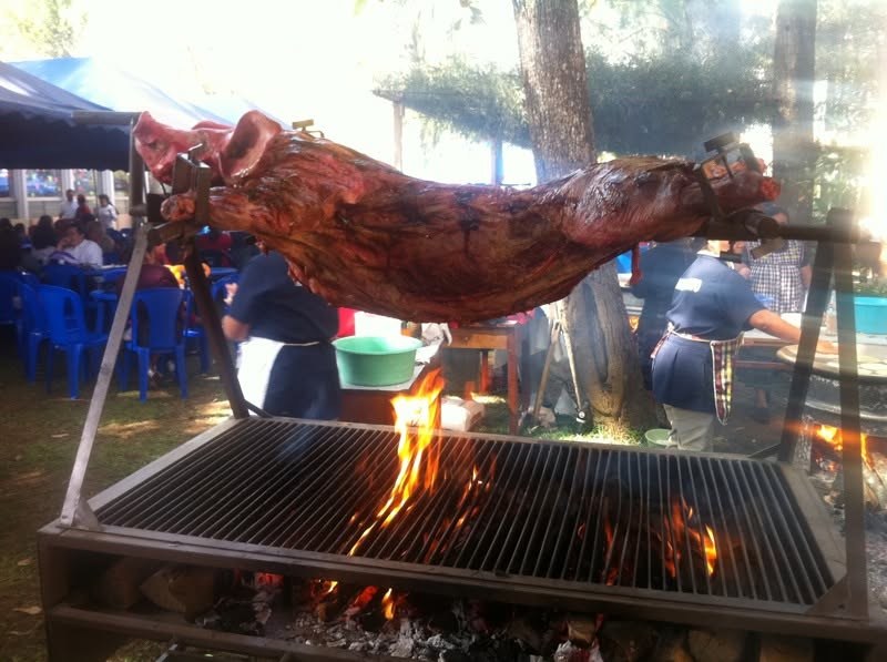 Cerdo horneado Asados Tronco